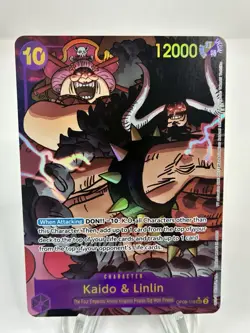 Kaido & Linlin OP08-119 SEC Alt Art One Piece TCG Two Legends NM English - Image 1