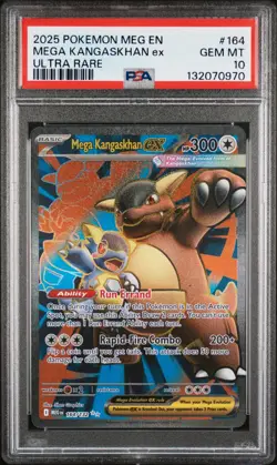 2025 POKEMON MEG EN-MEGA EVOLUTION ULTRA RARE #164 MEGA KANGASKHAN EX PSA 10 - Image 1