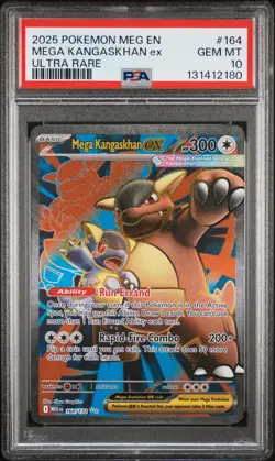 2025 POKEMON MEG EN-MEGA EVOLUTION ULTRA RARE #164 MEGA KANGASKHAN EX PSA 10 - Image 1