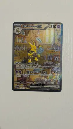 Pokemon Cards, english, Alakazam ex 201/165 Sv: Scarlet & Violet 151 Holo - Image 2