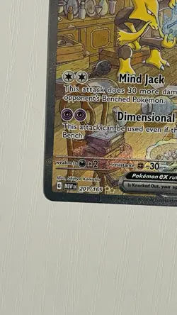 Pokemon Cards, english, Alakazam ex 201/165 Sv: Scarlet & Violet 151 Holo - Image 5