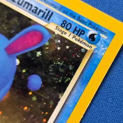Light Azumarill 13/105 Neo Destiny Unlimited Holo Rare 2000 Pokemon LP SWIRL - Image 3