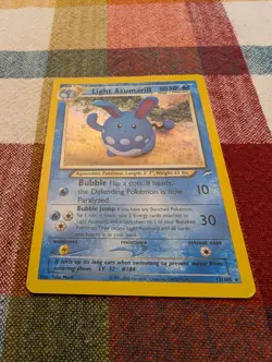 Light Azumarill 13/105 Neo Destiny Holo Unimited Pokemon TCG Vintage - MP/LP - Image 2