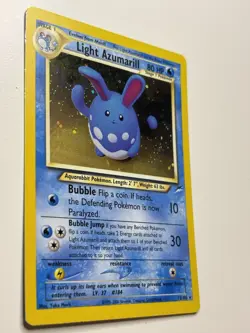 Pokemon TCG Light Azumarill Holo Rare Unlimited Neo Destiny 13/105 LP - Image 2