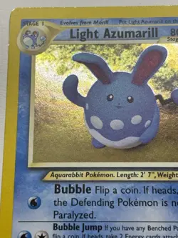 Pokemon TCG Light Azumarill Holo Rare Unlimited Neo Destiny 13/105 LP - Image 5