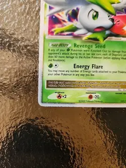 Pokemon TCG Shaymin LV.X Platinum Holo Rare Card 127/127 - Image 3