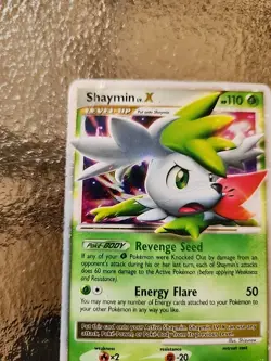 Pokemon TCG Shaymin LV.X Platinum Holo Rare Card 127/127 - Image 4