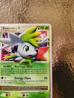 Pokemon TCG Shaymin LV.X Platinum Holo Rare Card 127/127 - Image 5