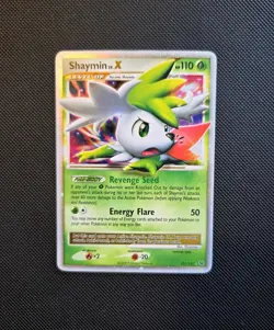2009 Pokemon Platinum - Shaymin LV.X Ultra RARE 127/127 Sky Form Holo - NM/Mint - Image 1