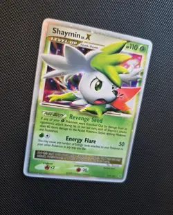 2009 Pokemon Platinum - Shaymin LV.X Ultra RARE 127/127 Sky Form Holo - NM/Mint - Image 2