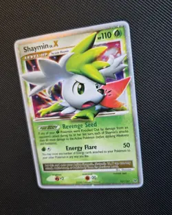 2009 Pokemon Platinum - Shaymin LV.X Ultra RARE 127/127 Sky Form Holo - NM/Mint - Image 3