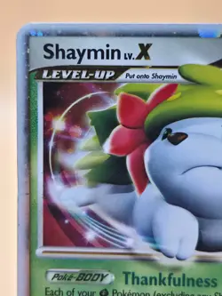 Pokemon Shaymin (Land Forme) LV. X 126/127 Platinum Ultra Rare Holo HP - Image 2