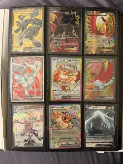 Pokemon TCG Binder Collection Multiple Cards Bunch of full art cards - Image 1