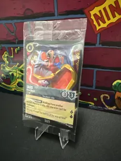Disney Trading Card Lorcana Iago Out of Reach D23 Promo Exclusive 2025 SEALED - Image 3