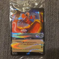 Disney Lorcana Iago Out Of Reach 2025 D23 Exclusive SEALED Trading Card - Image 1