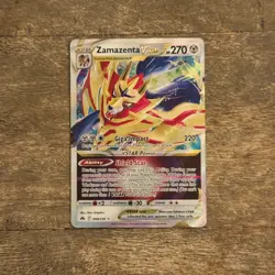 Zamazenta VSTAR Holo 099/159 NM Crown Zenith 2023 Pokemon Card - Image 1