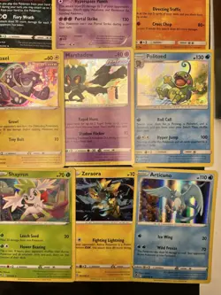 Pokemon TCG Holo & Cosmos Holo Lot 15 Cards SWSH Era Condition Varies - Image 4