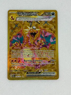 Charizard EX Obsidian Flames Holo Hyper Rare Card 228/197 Pokemon TCG - Image 1