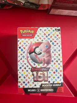 POKEMON NEW & FACTORY SEALED SCARLET & VIOLET 151 BOOSTER BUNDLE BOX-6 PACK - Image 1