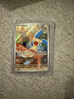 Minun 194/182 Sv04: Paradox Rift Holo Pokemon TCG Scarlet & Violet - Image 1