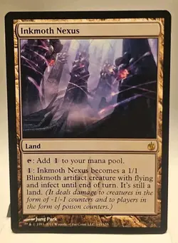 Mtg 💥💥 Inkmoth Nexus 💥💥 Mirrodin Besieged 🌟RARE🌟 Magic The Gathering - Image 1