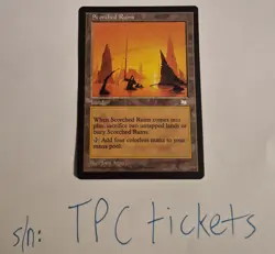 Scorched Ruins - Weatherlight - Magic MTG Card - Near Mint NM - TCG Value $68 - Image 1
