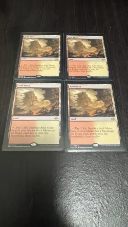 MTG Arid Mesa MH2 Playset x4 - Used Excellent Condition LP, almost NM - Image 1