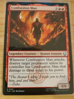 MTG Combustion Man 0127 Avatar: The Last Airbender M/NM Free UK P&P - Image 1