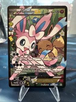 NM Pokemon TCG Sylveon EX Full Art RC32-32 Generations Radiant Collection - Image 1