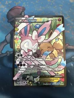 NM Pokemon TCG Sylveon EX Full Art RC32-32 Generations Radiant Collection - Image 2