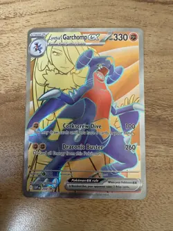 Pokemon TCG Cynthia's Garchomp ex Promo SV: Scarlet & Violet Promo Card 204 NM - Image 1