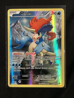 Pokemon 2016 Keldeo XY118 XY Mythical Collection Full Art Promo Holo - Image 1