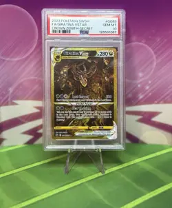 Pokemon Giratina VSTAR Holo Rare TCG Card GG69/GG70 Crown Zenith PSA 10 - Image 1