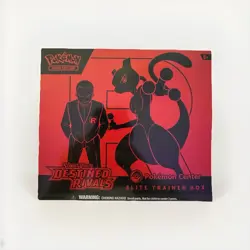 Pokemon Destined Rivals Pokemon Center Exclusive ETB Elite Trainer Box SHIPS NOW - Image 1