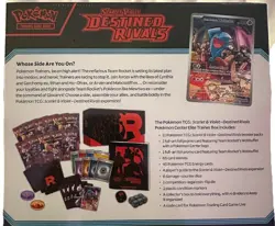 Pokemon Destined Rivals Pokemon Center Exclusive ETB Elite Trainer Box SHIPS NOW - Image 2
