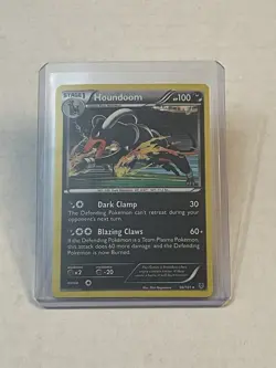 Pokemon TCG Houndoom 56/101 Plasma Blast Holo Rare 2013 LP - Image 1