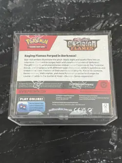 SV03 -Scarlet & Violet Obsidian Flames Booster Box Sealed Pokemon + Acrylic Case 820650863745 - Image 3