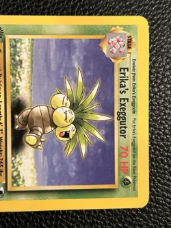 Pokemon TCG Gym Heroes Erika's Exeggutor Card 44/132 Uncommon 1st Edition - Image 2