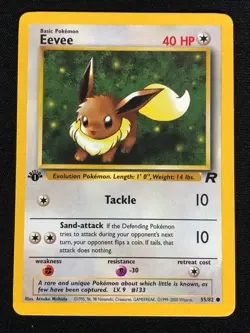 Pokemon Eevee 55/82 1st Common (LP) - Image 1