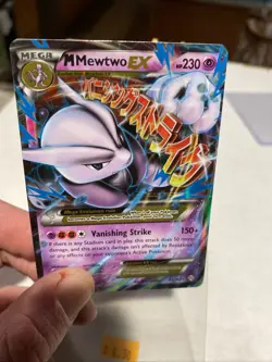 M Mewtwo EX 63/162 XY Breakthrough Ultra Rare Pokemon TCG - Image 5