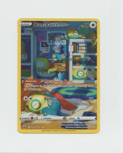 Pokemon TCG Dunsparce Crown Zenith: Galarian Gallery Set GG23/GG70 Holo Rare - Image 1
