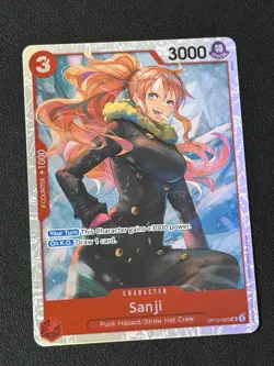 One Piece Royal Blood Sanji OP10-005 Alt Art Super Rare English Edition - Image 1