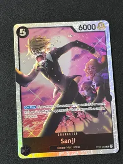 One Piece TCG Starter Deck Sanji ST14-003 Foil 3D2Y English Edition NM - Image 1