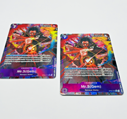 2x One Piece Mr.5 (Gem) (Alternate Art) OP04-072 Rare Purple English NM - Image 1