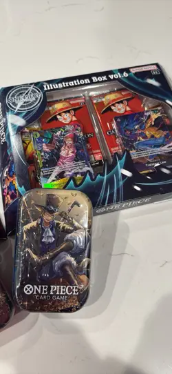 One Piece Illustration Box Vol. 5 & 6 *LOT OF 2* + 2 OP-13 Mini Tins - Image 3