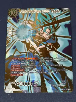 Dragon Ball Super Card BT2-123 SCR Ultimate Force SSB Vegito - Image 1