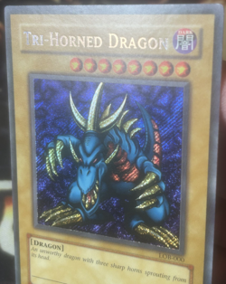 Yugioh: Tri-Horned Dragon - LOB-000 - Secret Rare - Unlimited - NM - Image 3