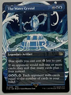 MTG Final Fantasy The Water Crystal Legendary Artifact RARE REGULAR #0333 - Image 1