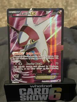 Latias EX 112/116 XY Plasma Freeze 2013 Full Art Holo Pokemon Card TCG MP-LP - Image 1