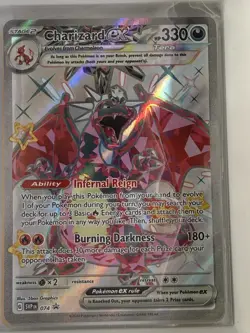Pokemon TCG - Charizard ex - Promo SV: Scarlet & Violet Promo Cards 074 NM - Image 1